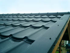Крыша из металлической черепицы